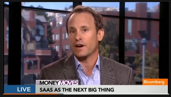 On Bloomberg TV on Why SaaS is Hot