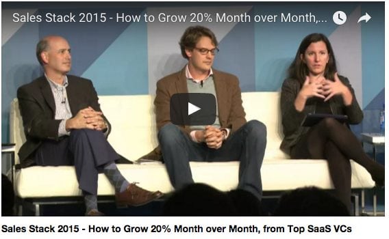 How to Grow 20% Month-over-Month, from Top SaaS VCs @jasonegreen @ttunguz and @StaceyCurry