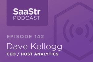 B2B SaaS Blog - SaaStr Podcast #142: Dave Kellogg