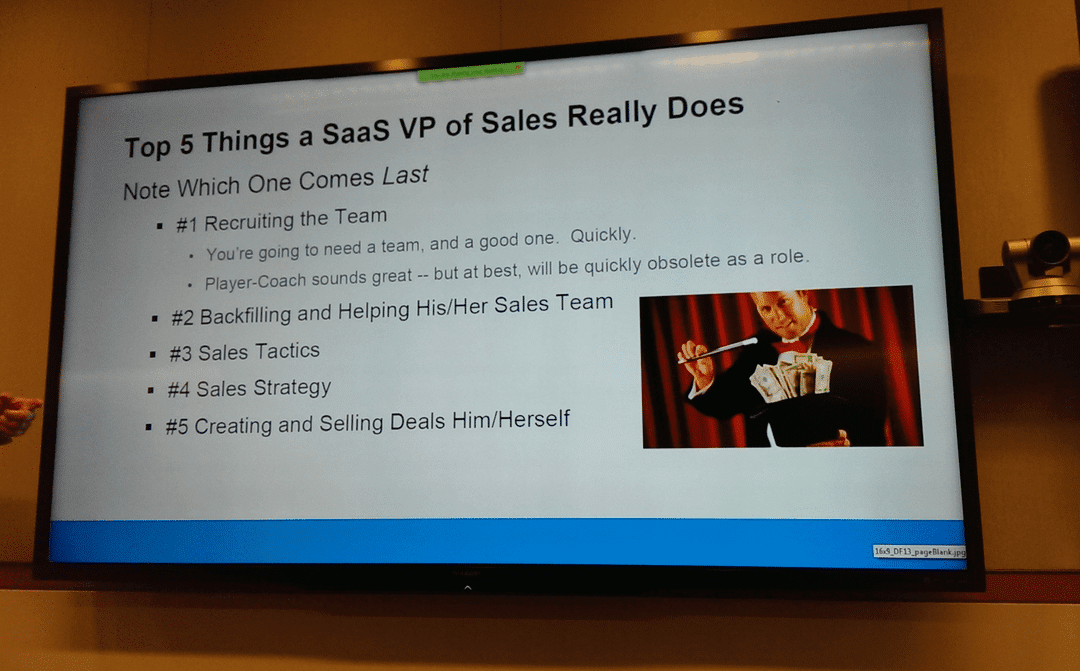 The Three Most Important Things To Look For When You Hire Your First VP of Sales