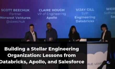 Building a Stellar Engineering Organization with DataBricks, Salesforce and Apollo (video + transcript)
