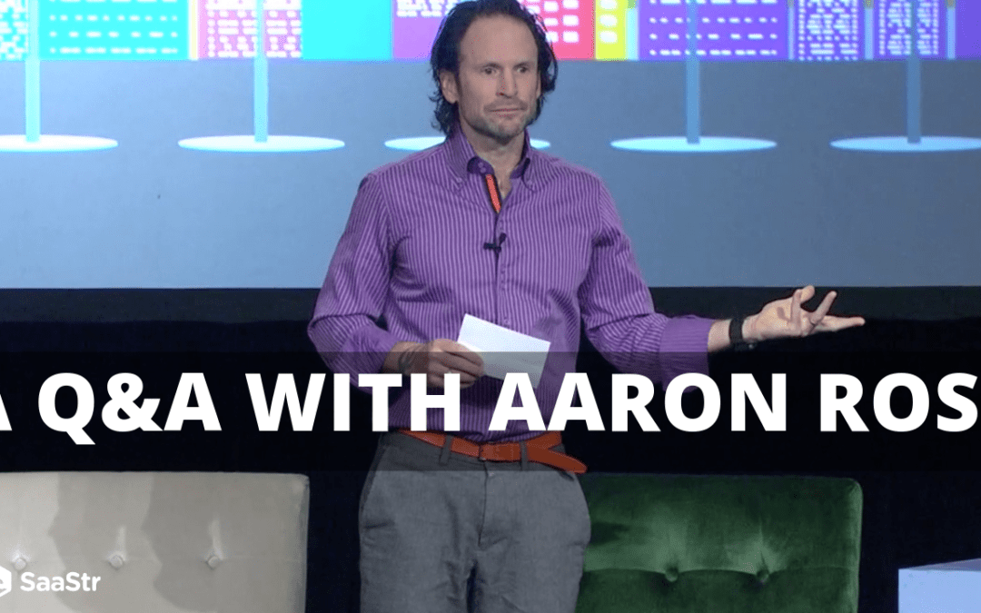 A Q&A with Aaron Ross (Video + Transcript)