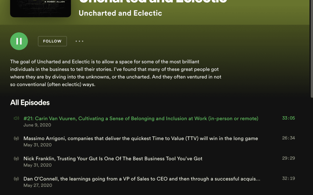 Uncharted & Electic with Carin Van Vuuren, CMO of Greenhouse