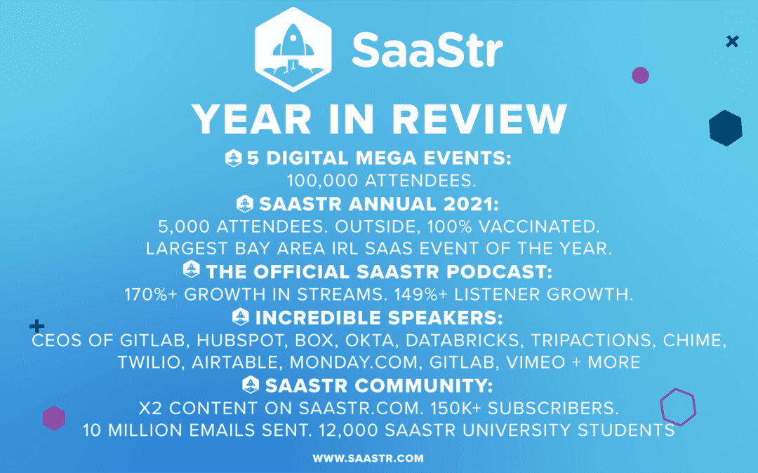 SaaStr Wrapped: A Year in Review