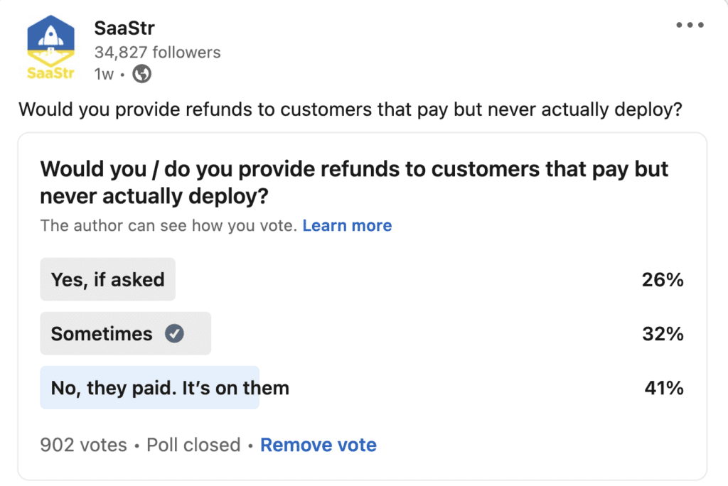 Dear SaaStr: What is a Good Refund Policy for a SaaS Product? | SaaStr
