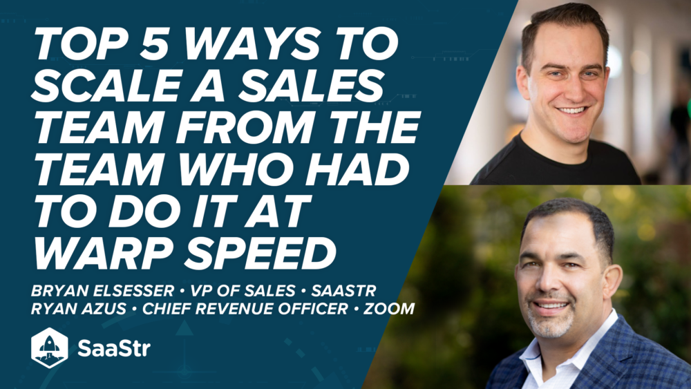 Top SaaStr Content for the Week: Zendesk SVP Sales, DigitalOcean CEO, Zoom CRO, Raise.Work CEO, and More! | SaaStr