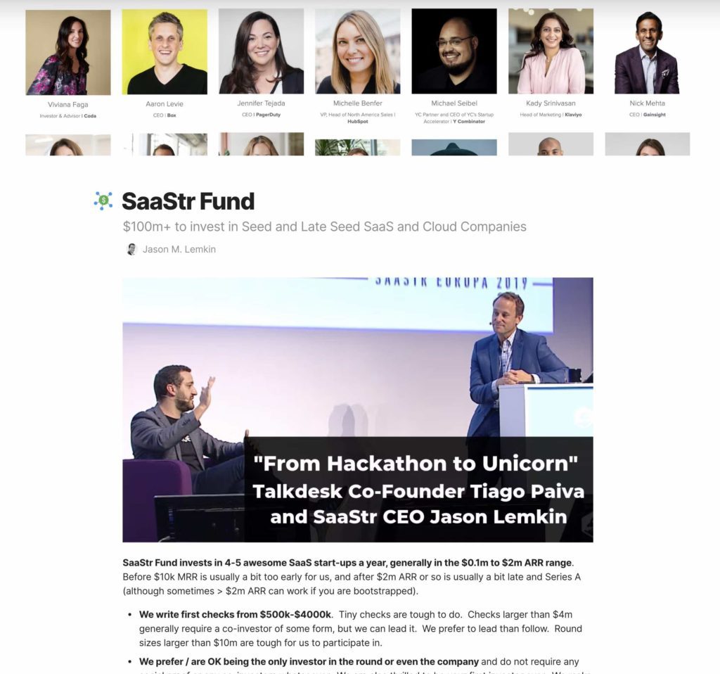 Dear SaaStr:  How Does SaaStr Fund Decide What to Invest In? - SaaStr (Picture 2)