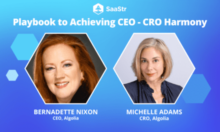 Playbook to Achieving CEO-CRO Harmony with Algolia CEO Bernadette Nixon and CRO Michelle Adams (Pod 610 + Video)