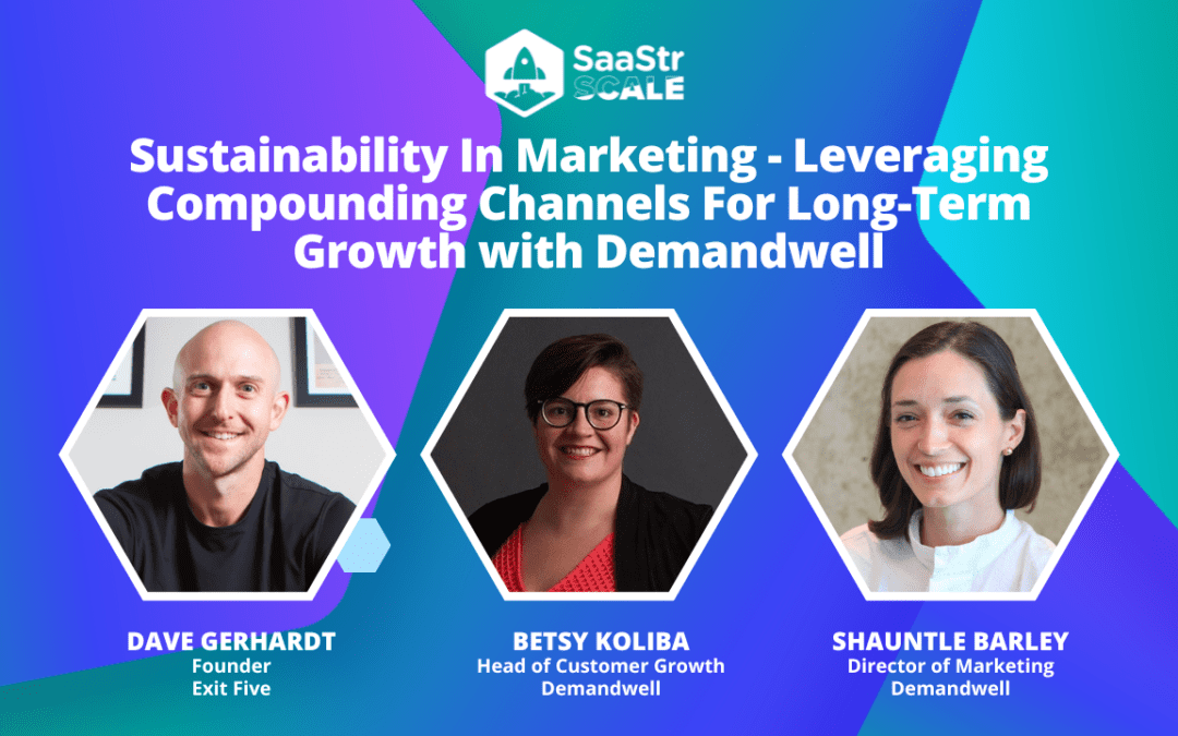 Sustainability In Marketing: Leveraging Compounding Channels For Long-Term Growth with Demandwell and Exit Five (Video)