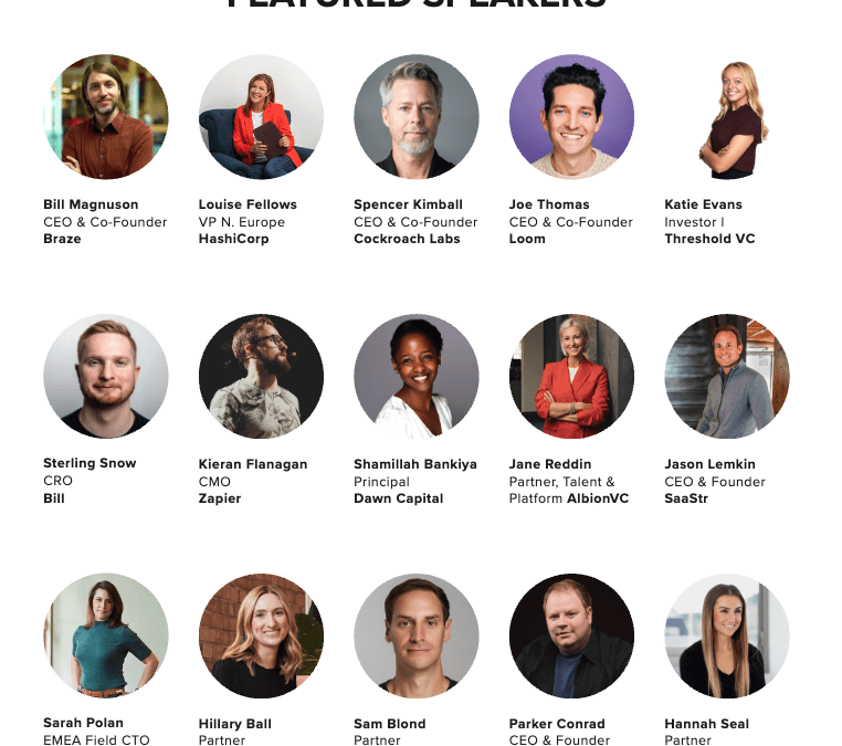 The SaaStr Europa 2023 Agenda is Here! The Best in SaaS Come to LONDON