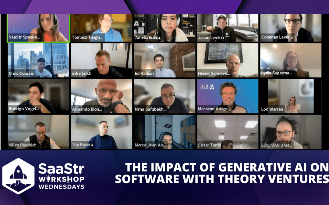 The Impact of Generative AI on Software With Theory Ventures Founder & General Partner Tomasz Tunguz (Pod 650 + Video)