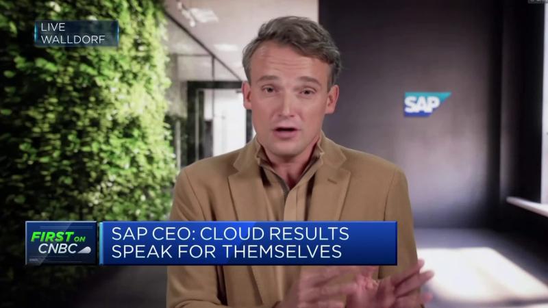 SAP:  Actually, The Cloud Is Still On Fire.  Our $15 Billion Cloud Business is Accelerating.   Microsoft:  Us, Too.  Cloud is Growing 23% at $24 Billion.