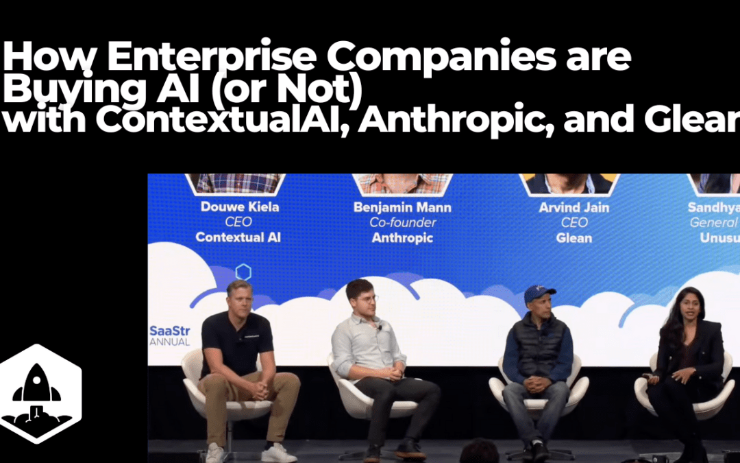 How Enterprise Companies are Buying AI (or Not) with ContextualAI, Anthropic, Glean, and Unusual Ventures