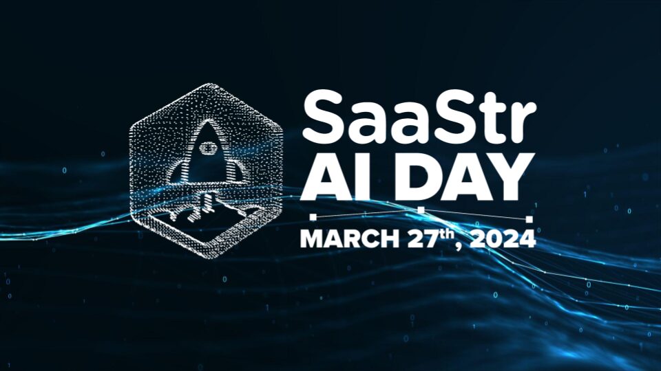 AI Day is Coming Digitally to SaaStr on March 27 2024!