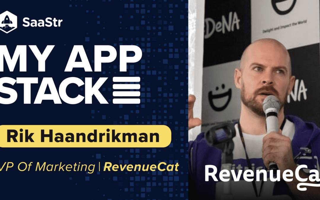My App Stack: Rik Haandrikman, VP of Marketing at RevenueCat