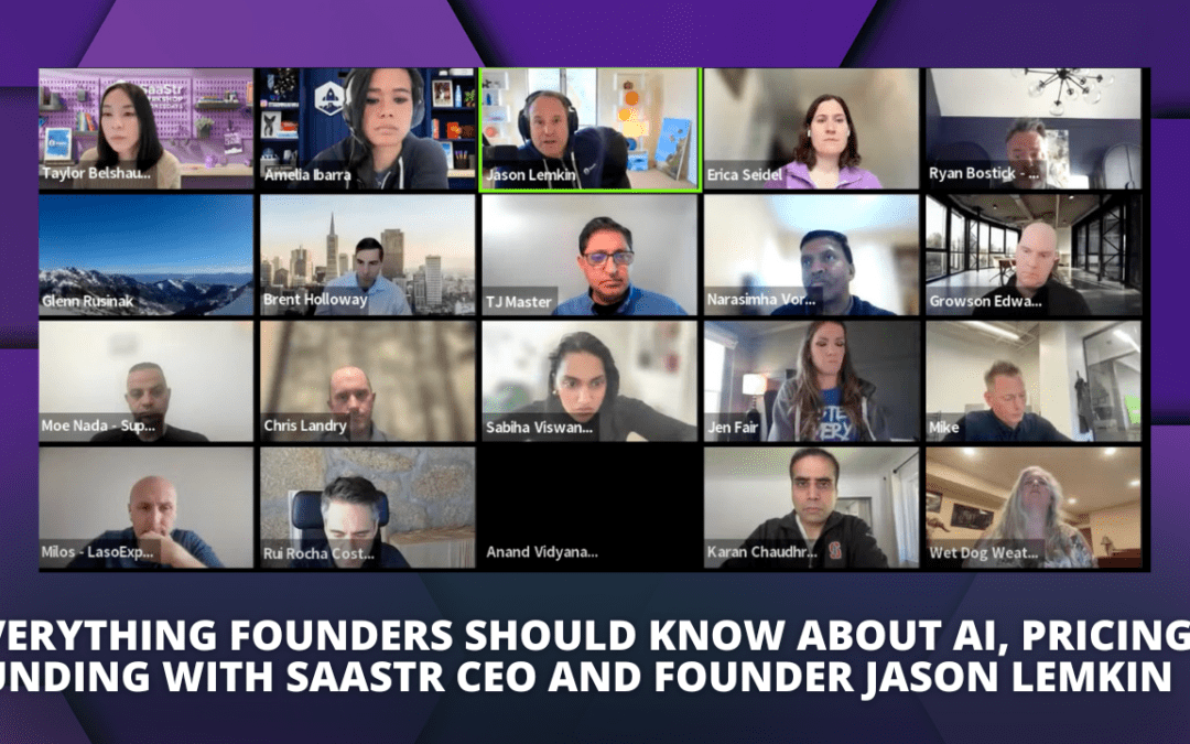 Everything Founders Should Know About AI, Pricing, and Funding with SaaStr CEO and Founder Jason Lemkin 